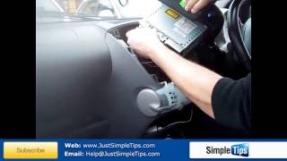 Radio Removal Toyota Aygo 2005Present  JustAudioTips [upl. by Artenal]