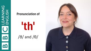 Pronunciation of th  English In A Minute [upl. by Yatnuhs]