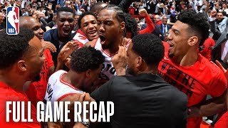 76ERS vs RAPTORS  JAWDROPPING End to Series Finale  Game 7 [upl. by Skinner615]