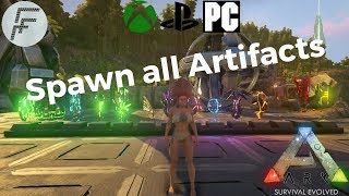 ARK Survival Evolved How to spawn all Artifacts [upl. by Vedetta922]