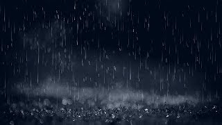 Gentle Night Rain 12 HOURS Rain Sounds for Sleeping  DARK SCREEN to Sleep Fast amp End Insomnia [upl. by Tobit]