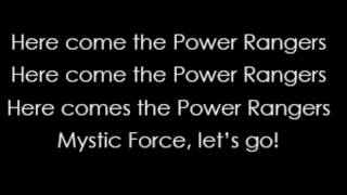 Chaka Blackmon  Power Rangers Mystic Force Theme Song Lyrics [upl. by Llij338]