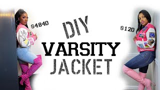 DIY How To Make A Givenchy Varsity Jacket [upl. by Gnohc]