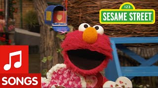 Sesame Street Elmo Sings Happy Valentines Day Song [upl. by Vernita]