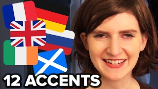 How To Do 12 Different Accents [upl. by Khalsa]