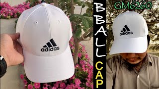 Adidas Baseball Cap white  unboxing amp on head  AzoEdition [upl. by Meir]