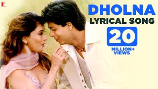 Dholna  Lyrical Song  Dil To Pagal Hai  Shah Rukh Khan Madhuri Dixit  Lata Udit  Anand Bakshi [upl. by Irreg]