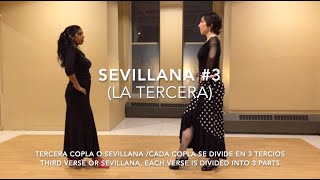 Sevillanas tutorial 3 la tercera [upl. by Louie516]