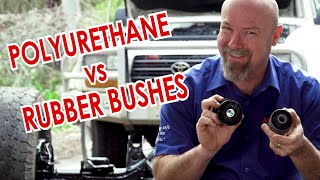 Polyurethane Bushes vs Rubber Bushes  My Thoughts [upl. by Kristopher597]