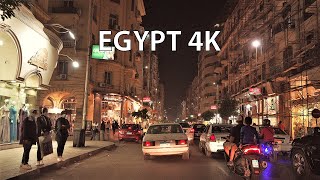 Cairo 4K  Night Drive  Driving Downtown [upl. by Llij481]