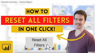 Reset Filters in Power BI with ONE Click [upl. by Dulcea742]