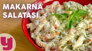 Çok Pratik Makarna Salatası Tarifi  Salata Tarifleri  Yemekcom [upl. by Anat]