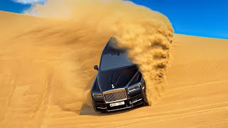 ROLLS ROYCE SUV Cullinan in the Desert [upl. by Rebah]