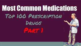 Top 100 Prescription Drugs  The Most Common Medications To Know Brand and Generic Part 1 [upl. by Ennairda]