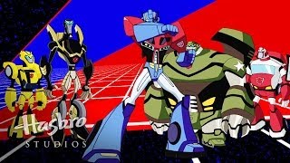 Transformers Animated  Theme Song  Transformers Official [upl. by Eidoj]