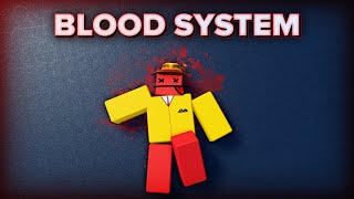 Blood System  Roblox Studio 2021 [upl. by Waldo936]