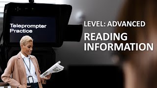 Teleprompter Reading Practice  Advanced [upl. by Corrine152]