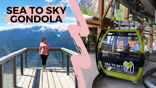 SEA TO SKY GONDOLA  Squamish Canada  Suspension Bridge and Panorama Trail [upl. by Alarick]