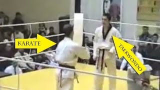 Taekwondo VS Karate  Knockout 2014 [upl. by Aikemit143]