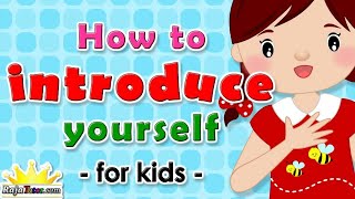 Belajar Bahasa Inggris Cara Memperkenalkan Diri How to introduce yourself for kids [upl. by Sone]