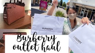 Burberry Outlet Haul [upl. by Ecidnacal]