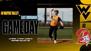 Wapsie Valley vs East Buchanan  JVVarsity Baseball [upl. by Abbub]