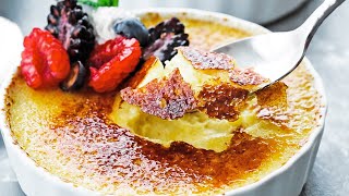 Creme Brulee Recipe Made with Real Vanilla Beans [upl. by Attekram]