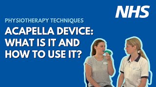 Acapella Device what is it and how to use it  Physiotherapy techniques  UHL NHS Trust [upl. by Hamfurd902]