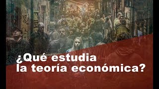 ¿Qué estudia la teoría económica [upl. by Fihsak]