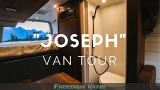 Lifted Sprinter 4x4 170quot Extended Family Van Conversion with Bathroom TOUR [upl. by Lenod]