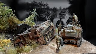 Panther VS Stuart  Skill Matters  Falaise pocket  172  Diorama [upl. by Atekihc662]