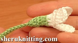 Crochet Snowdrop Flower Pattern [upl. by Guillemette]