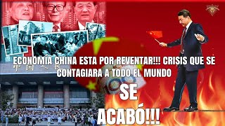 Economía China a punto de quebrarse Ahorros congelados en Bancos burbuja hipotecaria reventara [upl. by Poliard]