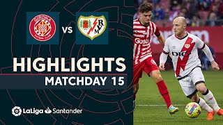 Resumen de Girona FC vs Rayo Vallecano 22 [upl. by Eelana]