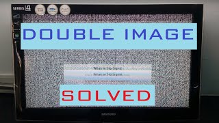 How To FIX DOUBLE IMAGE DISPLAY Problem of Your LCD TV screen step by step repair [upl. by Marje]