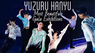 Yuzuru Hanyu  Most BEAUTIFUL Gala Exhibitions 20122020  HD 1080p 羽生結弦 [upl. by Joela501]