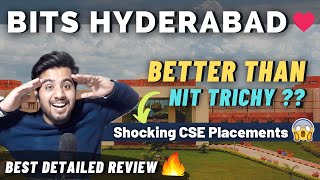 Bits Pilani Hyderabad🔥 Better than Nit Trichy   Cutoff  College Review  Campus life [upl. by Licko]