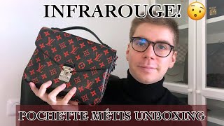 INFRAROUGE POCHETTE METIS  LOUIS VUITTON UNBOXING [upl. by Stormy579]