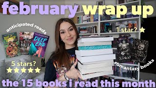 every book I read in February 🧸🏹 monthly wrap up time 🗓️ [upl. by Enelegna884]