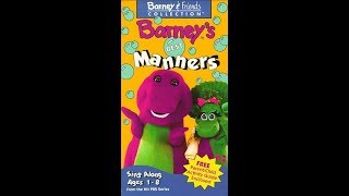 Barneys Best Manners 1993 VHS full in HD [upl. by Arnaud]