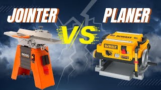 Planer VS Jointer Whats the Difference  Woodshop 101 [upl. by Abebi]