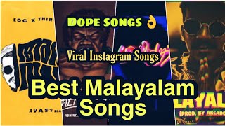 Trending songs in malayalam  Instagram Viral songs [upl. by Waylen]