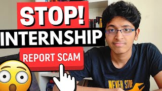 INTERNSHIP SCAMS IN INDIA Stay Aware From Them [upl. by Anelej538]