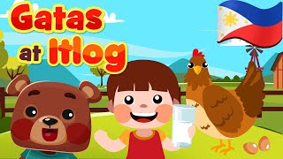 Gatas at Itlog in Filipino  Philippines Kids Nursery Rhymes amp Songs  Awiting Pambata [upl. by Nylaras]