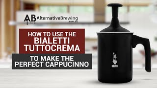 How to Use the Bialetti Tuttocrema Milk Frother [upl. by Bob]