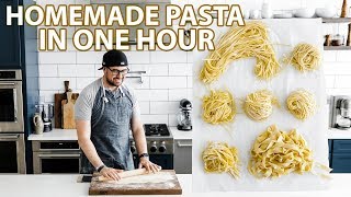 Easy to Make Homemade Pasta Dough Recipe [upl. by Shirlene519]