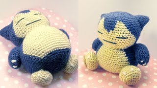 Snorlax Amigurumi Crochet Tutorial Part 1 [upl. by Francklyn79]