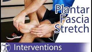 Plantar Fascia Stretch  Plantar Fasciitis [upl. by Anavlys]