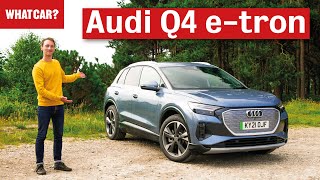 2022 Audi Q4 etron review – best posh EV  What Car [upl. by Hershel686]