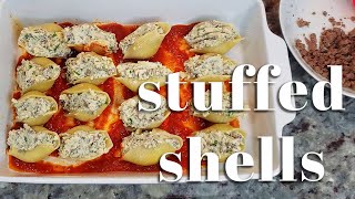 How To Make STUFFED SHELLS  Beef And Cheese Stuffed Shells  Simply Mamá Cooks [upl. by Fremont28]